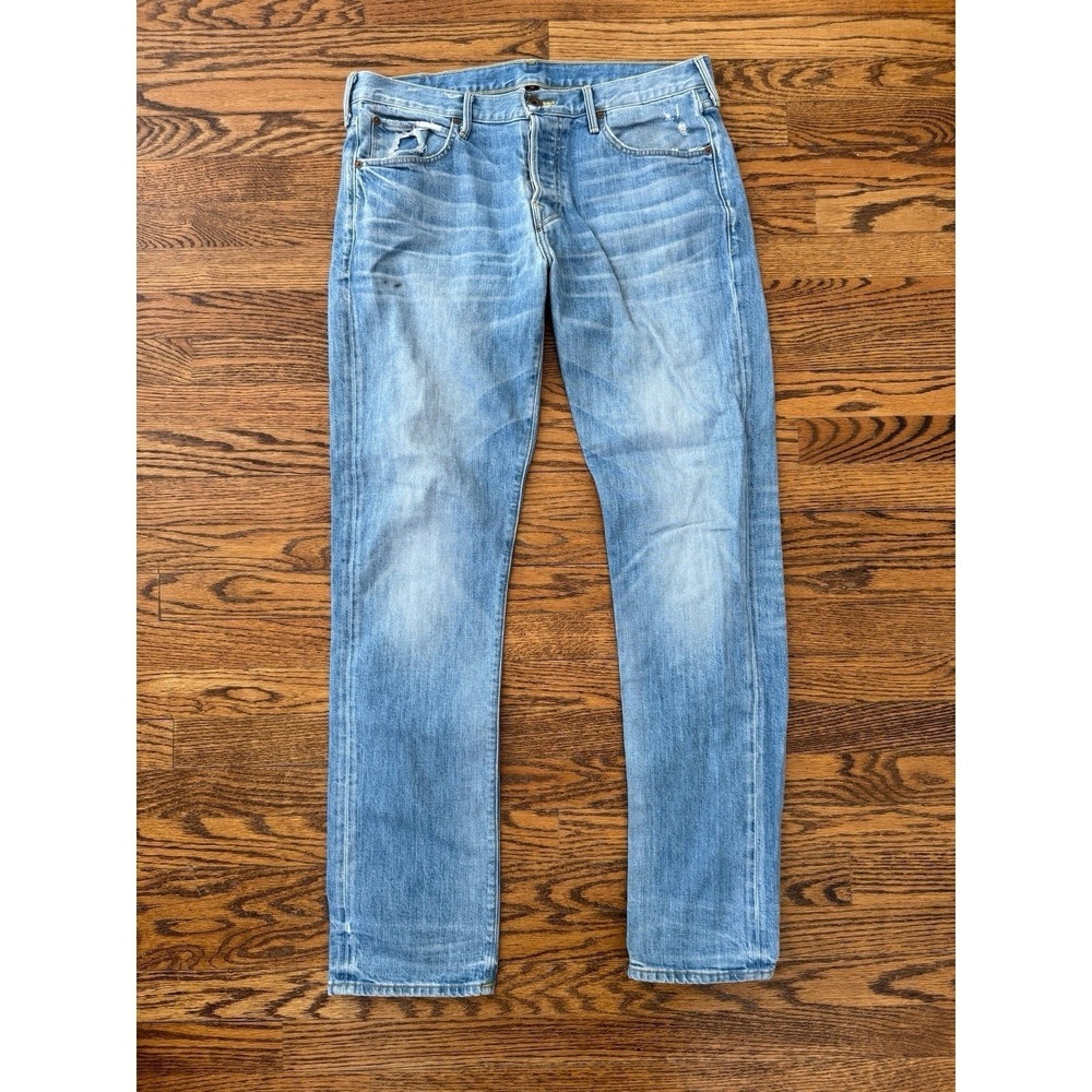 True‎ Religion Medium Wash Denim Straight Leg Jeans - Size 33